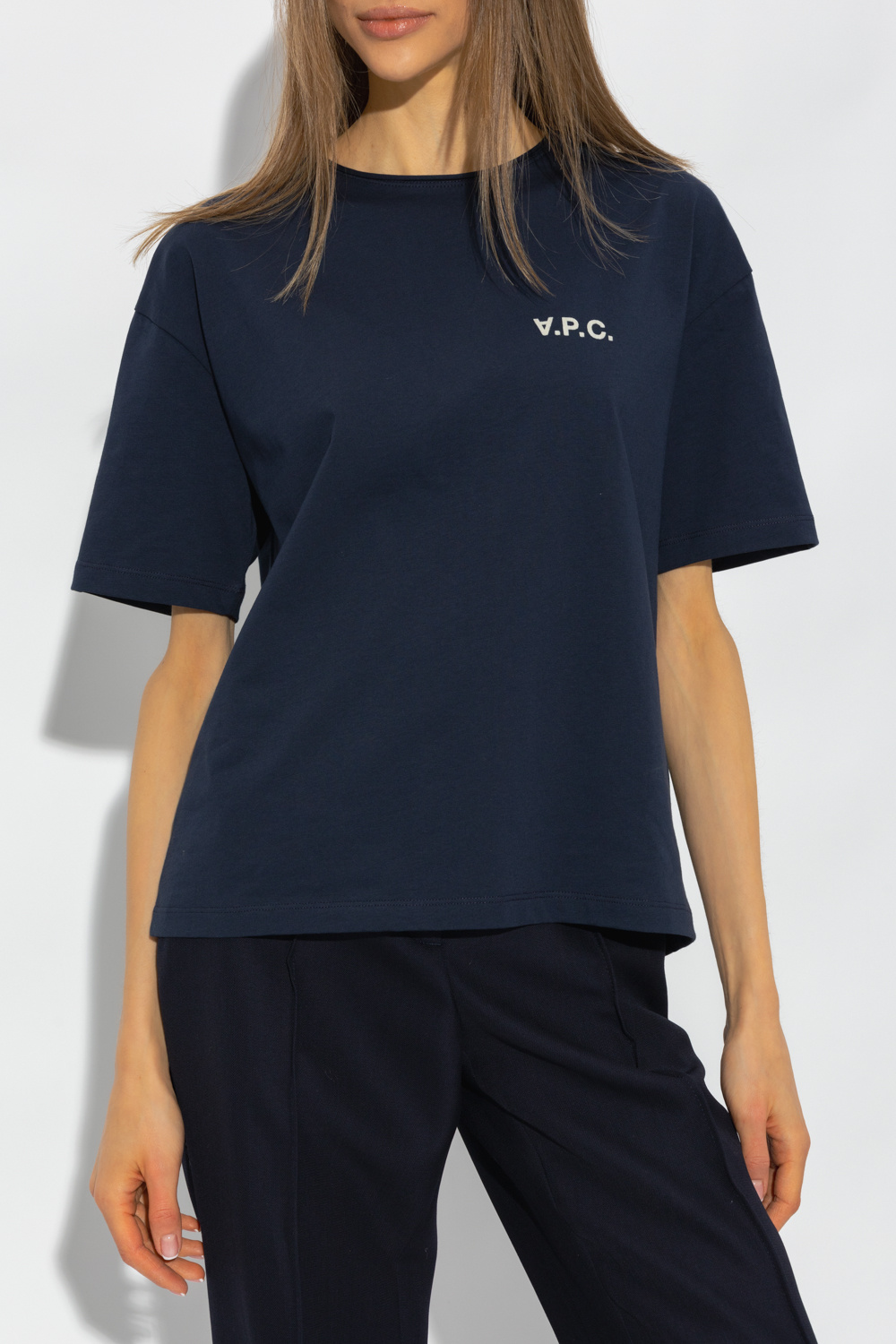 Navy blue 'Karol' T-shirt A.P.C. - Vitkac Canada